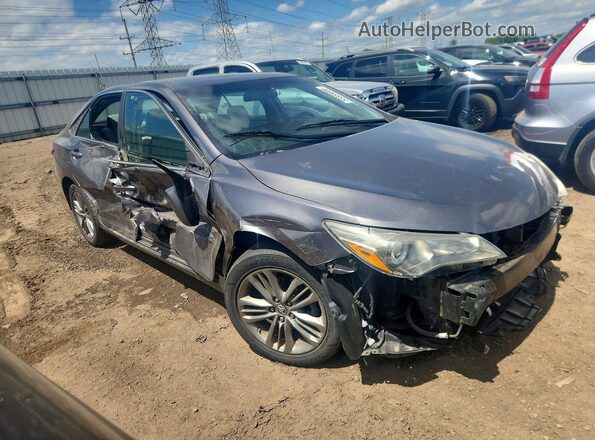 4T1BF1FK5HU314281 2017 TOYOTA CAMRY Gray Przód prawy