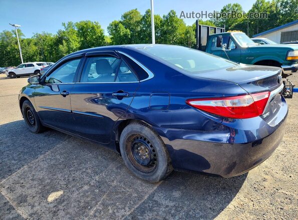 4T1BF1FK5HU814375 2017 TOYOTA CAMRY Blue Հետևի ձախ