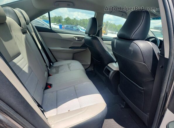 4T1BF1FK6GU161005 2016 TOYOTA CAMRY Gray უკანა სავარძლების ხედი