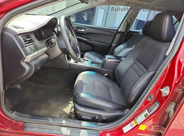 4T1BF1FK6GU536522 2016 TOYOTA CAMRY Red Սալոնի դիմացի տեսք