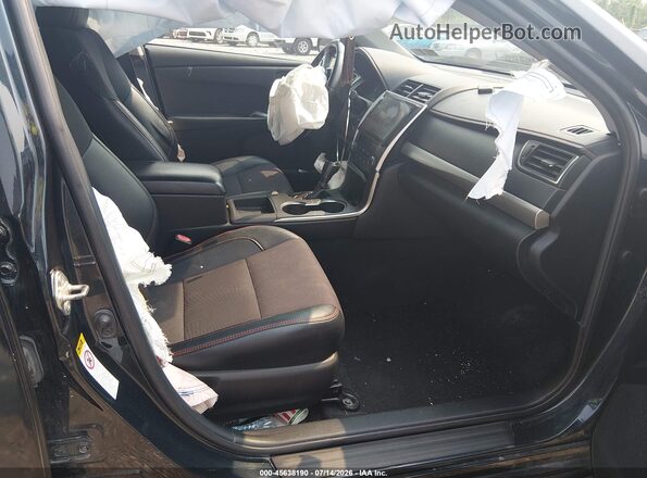 4T1BF1FK6GU548850 2016 TOYOTA CAMRY Black Սալոնի դիմացի տեսք