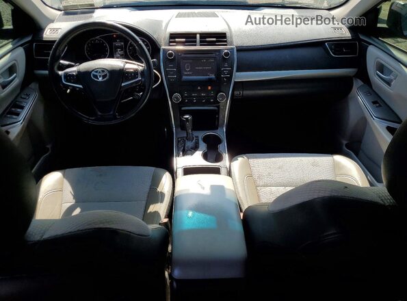 4T1BF1FK6GU568497 2016 TOYOTA CAMRY Black წინა პანელის ხედი