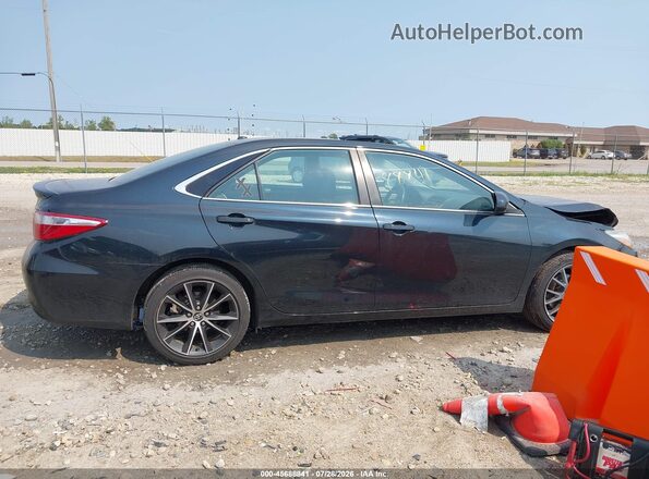 4T1BF1FK6GU585350 2016 TOYOTA CAMRY Black Widok wnętrza z tyłu
