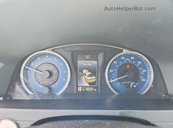 4T1BF1FK6GU595604 2016 TOYOTA CAMRY Gray Вид щитка приладів