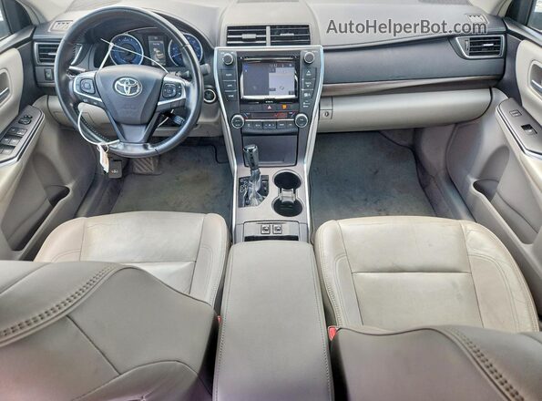 4T1BF1FK6GU595604 2016 TOYOTA CAMRY Gray Вид панелі приладів