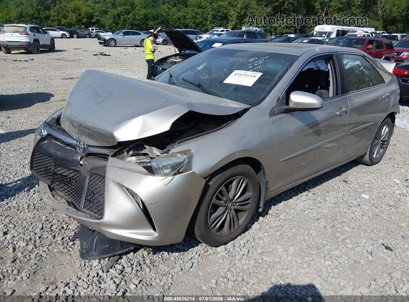 4T1BF1FK6HU744983 2017 TOYOTA CAMRY Pewter Передняя левая четверть