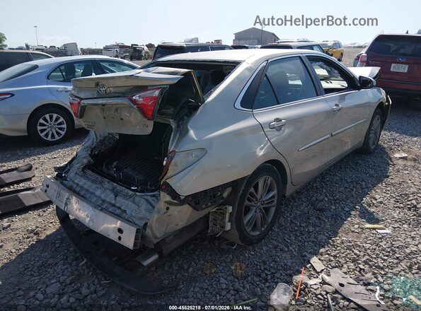 4T1BF1FK6HU744983 2017 TOYOTA CAMRY Pewter Задняя правая четверть