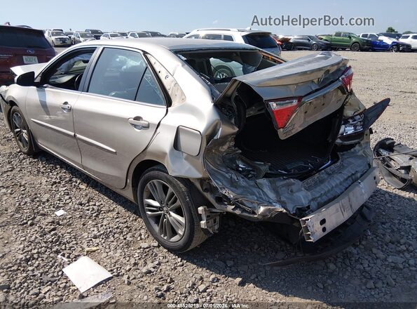 4T1BF1FK6HU744983 2017 TOYOTA CAMRY Pewter Задняя левая четверть