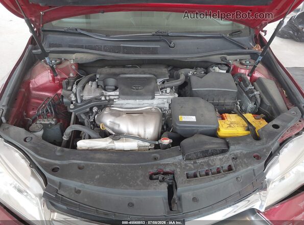 4T1BF1FK7GU505635 2016 TOYOTA CAMRY Red Вид ззаду