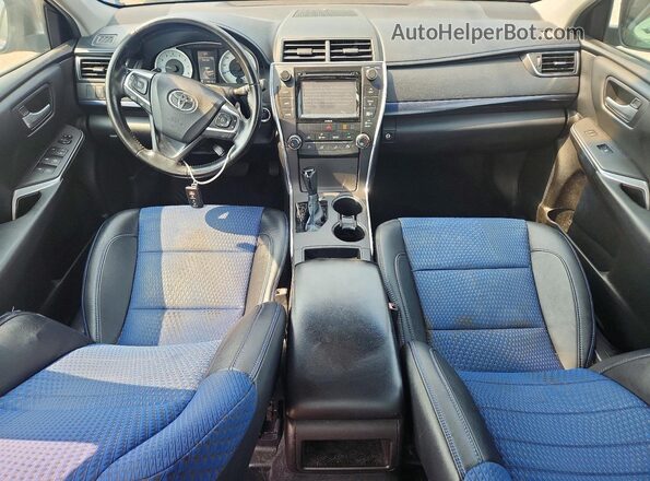 4T1BF1FK7GU523293 2016 TOYOTA CAMRY Синий Вид панели приборов