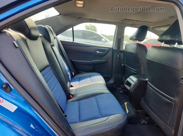 4T1BF1FK7GU523293 2016 TOYOTA CAMRY Синий Вид задних сидений