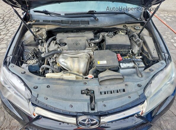 4T1BF1FK7GU531412 2016 TOYOTA CAMRY Black Rear interior view