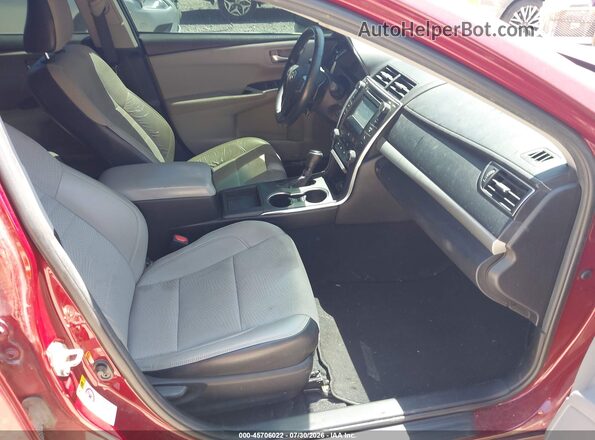 4T1BF1FK7GU535511 2016 TOYOTA CAMRY Red Սալոնի դիմացի տեսք