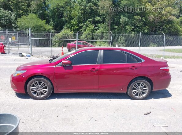 4T1BF1FK7GU535511 2016 TOYOTA CAMRY Red Սալոնի 360 աստիճան տեսք