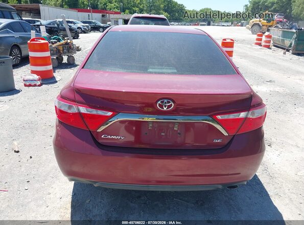 4T1BF1FK7GU535511 2016 TOYOTA CAMRY Red 