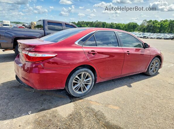 4T1BF1FK7GU598964 2016 TOYOTA CAMRY Burgundy Tył prawy