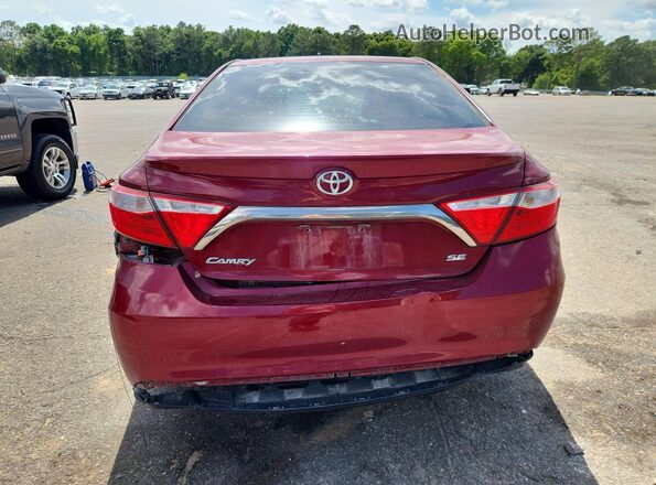 4T1BF1FK7GU598964 2016 TOYOTA CAMRY Burgundy Widok z tyłu