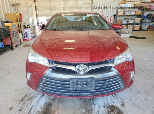4T1BF1FK7GU603564 2016 TOYOTA CAMRY Red Front view
