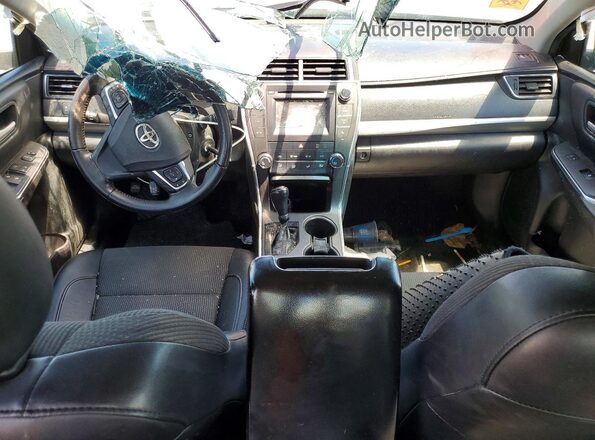 4T1BF1FK7GU604052 2016 TOYOTA CAMRY Blue Dashboard view