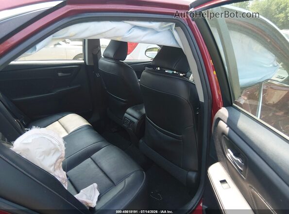 4T1BF1FK7GU612474 2016 TOYOTA CAMRY Red VIN კოდის სტიკერის ხედი