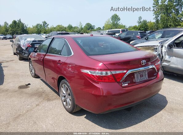4T1BF1FK7GU612474 2016 TOYOTA CAMRY Red უკანა მარცხენა