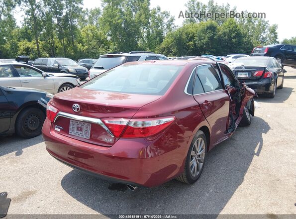 4T1BF1FK7GU612474 2016 TOYOTA CAMRY Red უკანა მარჯვენა