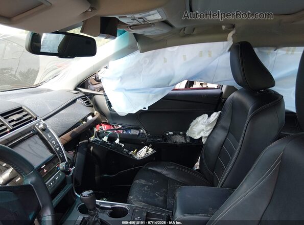 4T1BF1FK7GU612474 2016 TOYOTA CAMRY Red წინა სალონის ხედი