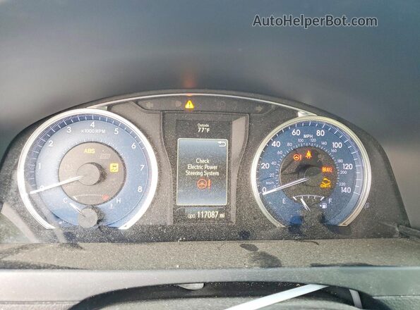 4T1BF1FK7HU289092 2017 TOYOTA CAMRY Золотой Вид щитка приборов