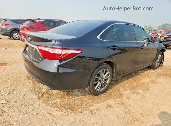 4T1BF1FK7HU336136 2017 TOYOTA CAMRY Черный Задняя правая четверть