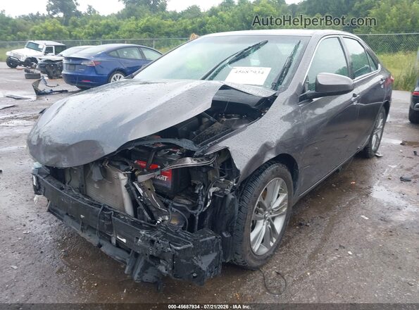 4T1BF1FK7HU359657 2017 TOYOTA CAMRY Коричневый Передняя левая четверть