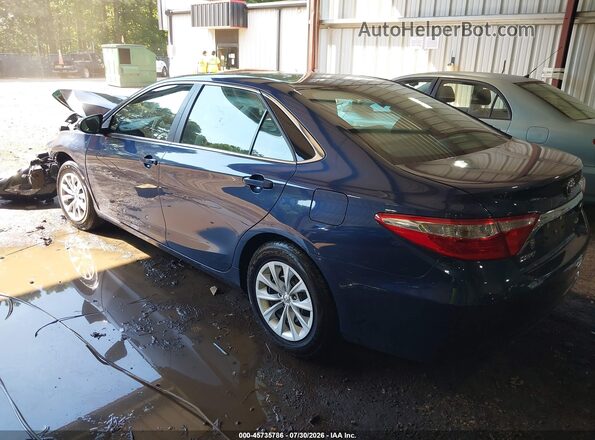 4T1BF1FK7HU757435 2017 TOYOTA CAMRY Dark Blue Задня ліва чверть