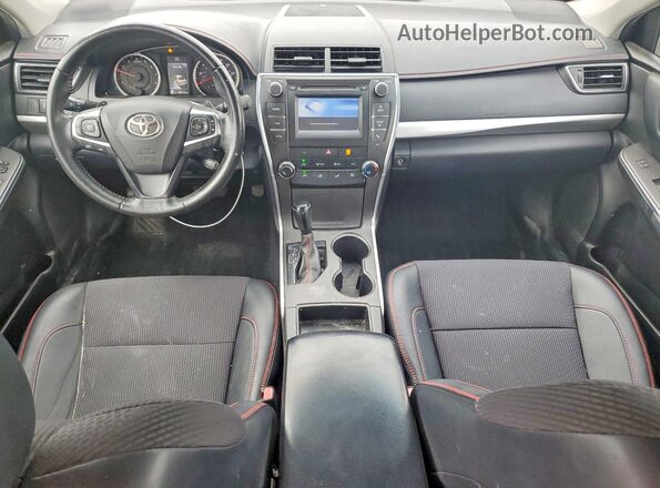 4T1BF1FK8GU130130 2016 TOYOTA CAMRY Черный Вид панели приборов