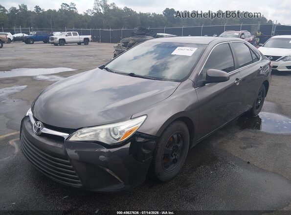4T1BF1FK8GU152175 2016 TOYOTA CAMRY Gray Առջևի ձախ երեք քառորդ տեսարան