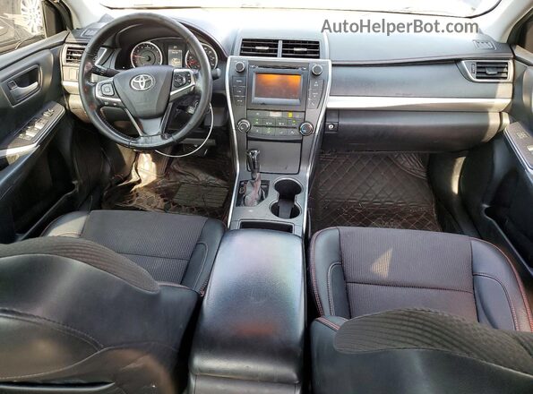 4T1BF1FK8GU155559 2016 TOYOTA CAMRY Black Dashboard view