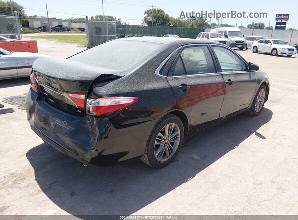 4T1BF1FK8GU188237 2016 TOYOTA CAMRY Black Trasero derecho