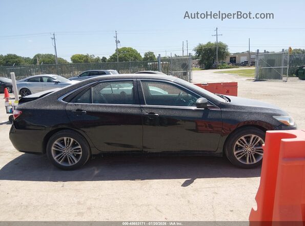 4T1BF1FK8GU188237 2016 TOYOTA CAMRY Black Vista interior trasera