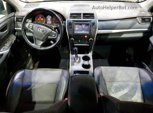 4T1BF1FK8GU259341 2016 TOYOTA CAMRY Blue Առջևի վահանակի տեսք