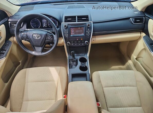 4T1BF1FK8GU528115 2016 TOYOTA CAMRY Burgundy წინა პანელის ხედი