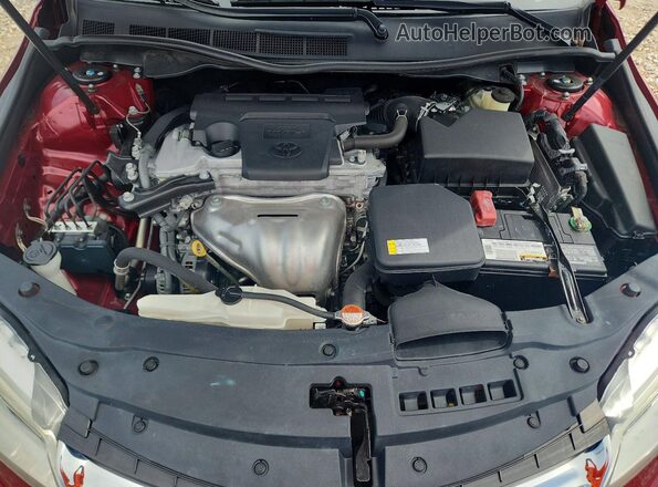 4T1BF1FK8GU528115 2016 TOYOTA CAMRY Burgundy უკანა სალონის ხედი