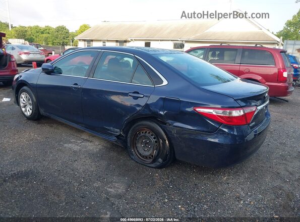 4T1BF1FK8GU553791 2016 TOYOTA CAMRY Blue Задня ліва чверть