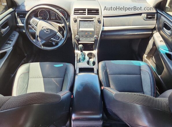 4T1BF1FK8GU592610 2016 TOYOTA CAMRY Gray წინა პანელის ხედი