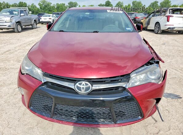 4T1BF1FK8HU751630 2017 TOYOTA CAMRY Burgundy Вид спереду