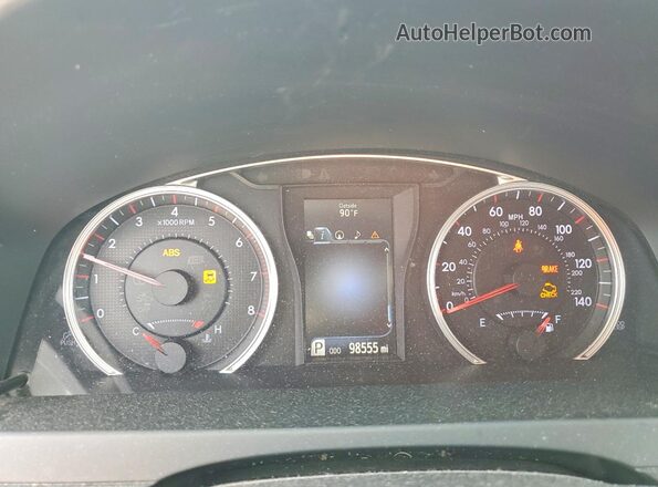 4T1BF1FK8HU751630 2017 TOYOTA CAMRY Burgundy Вид щитка приладів
