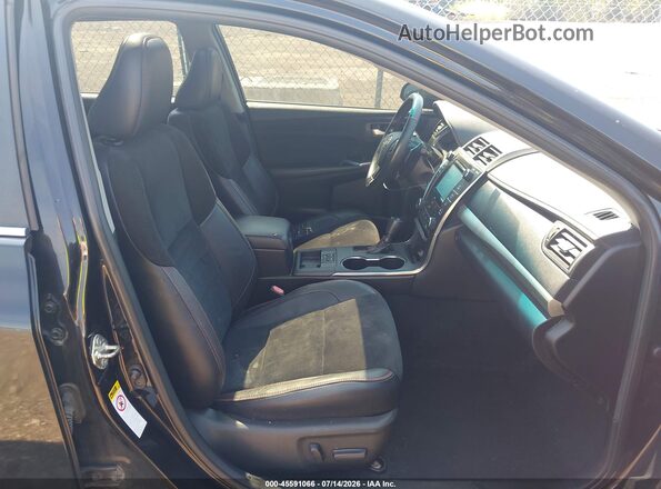 4T1BF1FK9GU167252 2016 TOYOTA CAMRY Black წინა სალონის ხედი