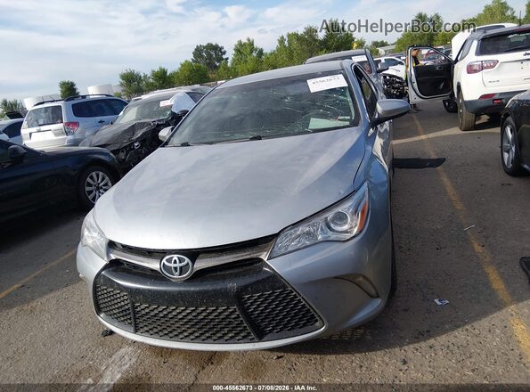 4T1BF1FK9GU186254 2016 TOYOTA CAMRY Silver Вид щитка приладів