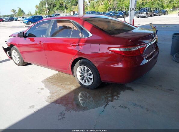 4T1BF1FK9GU606949 2016 TOYOTA CAMRY Maroon Հետևի ձախ
