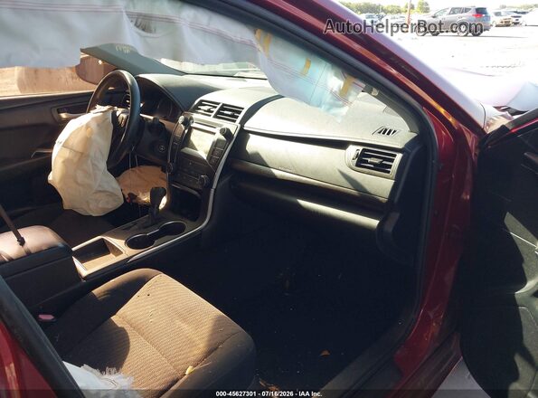 4T1BF1FK9GU606949 2016 TOYOTA CAMRY Maroon Սալոնի դիմացի տեսք