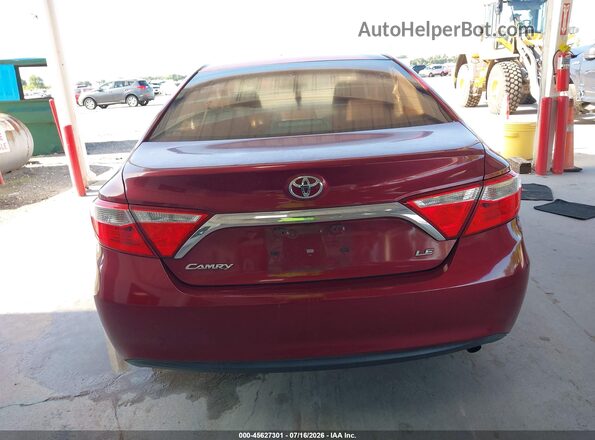 4T1BF1FK9GU606949 2016 TOYOTA CAMRY Maroon 