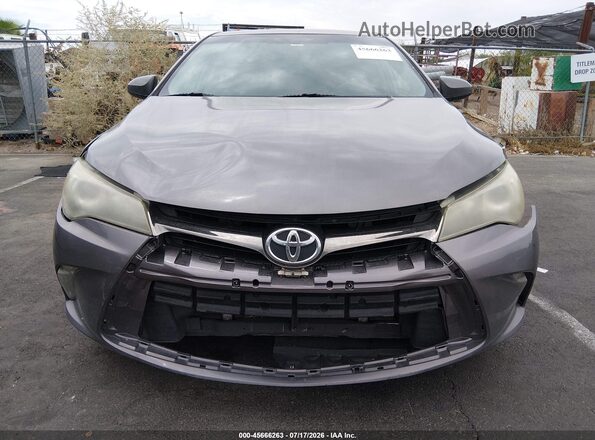 4T1BF1FK9HU269779 2017 TOYOTA CAMRY Gray Вид щитка приладів