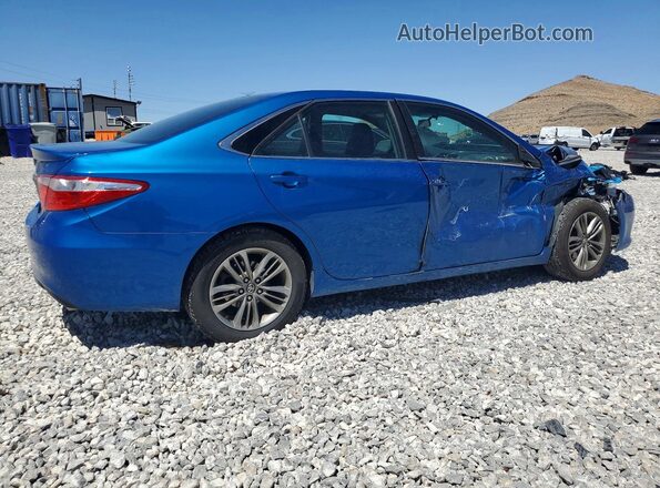 4T1BF1FK9HU617399 2017 TOYOTA CAMRY Blue Tył prawy